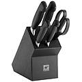 - four stars 6 pz set di coltelli /coltelleria con ceppo