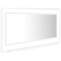 - specchio da bagno con led bianco 100x8 5x37 cm in acrilico