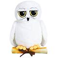peluche harry potter edvige con lettera hogwarts 25cm