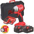 m18 blidrc-402c avvitatore a impulsi da 1/4" a batteria da 18v 2 x 5ah 1 velocità