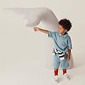 polo in piquet da bambino blu taglia 12m