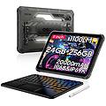 tablet spider 10 11 24gb 256gb 4g 20000mah android 15 nera con tastiera