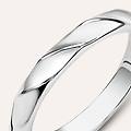 anello fedina silver collection argento rodiato collezione silver collection misura 52 bianco