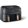 3000 series airfryer doppio cestello friggitrice ad aria da 9. 0l 12 metodi di cottura app per