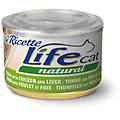 life cat natural le ricette 150 gr tonnetto con pollo e fegatini confezione da 6 pezzi cibo umido