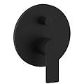 miscelatore monocomando energy ey09no per vasca a incasso con deviatore nero opaco