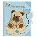 Thun Scatola Ricordi Blu Con Teddy