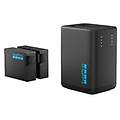 batteria action cam per dual battery with charger black aedbd 201 eu