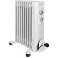 radiatore olio ra 3736 2000w bianco 9 barre 4 ruote termostato