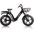 fat cargo e-bike elettrica a pedalata assistita lipari nera