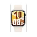 smartwatch watch fit 4 white