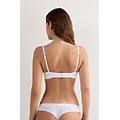 reggiseno a triangolo tiziana in cotone donna bianco taglia 2c