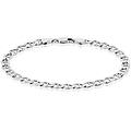 bracciale catena gentleman argento rodiato collezione gentleman bianco