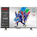 tv qled 43t69c 43 4k ultra hd 60hz smart tv google tv dolby vision hdr10+