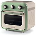 vintage verde friggitrice ad aria e forno elettrico 16l