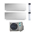 climatizzatore condizionatore dual split inverter serie 3 ftxj r-32 emura iii bianco bluevolution