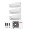 climatizzatore condizionatore inverter trial split aaria plus 7000+9000+9000 btu r-32 con aaria