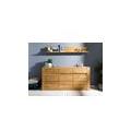 credenza in legno di quercia selvatica 173x40x85 oliato naturale kent #108