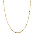 collana uomo oro giallo bianco gl100349