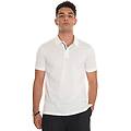 polo in jersey bianco