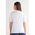 maglia manica corta in elevated cotton donna bianco taglia m