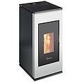 stufa a pellet 8 2 kw sofia 9. 0 bianca cod. 2000054097