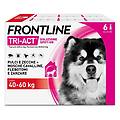 tri-act x6 pipette antiparassitario per cani (40-60kg) contro parassiti e insetti volanti