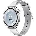 watch s4 bluetooth 41mm amoled argento cinturino bianco resistenza 5atm spo2