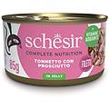 cat soft adult filetti in gelatina alimento completo lattina 85 gr tonnetto con prosciutto