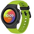 smartee 4g junior gps 1 2 tft circolare 4g lte ip68 nero lime tracker sos bambini
