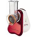 Moulinex Dj756g15 Fresh Express Plus Grattugia Elettrica 5 Funzioni Rosso Bianco