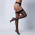 calze da reggicalze 20 den / nero / 3/4-m/l nero