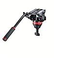 pro video testa per treppiede nero rosso alluminio universal (mvh502a. 546gb-1)