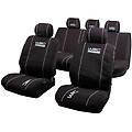 set 4 coprisedili auto nere