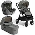 signature trio finiti con navicella ramble xl e seggiolino i-level pro evergreen