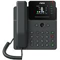 telefono ip 4 linee poe display lcd gigabit ethernet nero