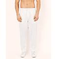 pantalone lungo da uomo cotton linen / bianco ottico / xl bianco ottico