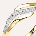 anello fascia sophia oro bicolore diamante collezione sophia misura 59 bicolore