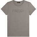 freddy. t-shirt manica corta con logo in strass tshirt corta ritiro gratis