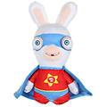 - coniglio cretine suono rosso peluche super hero 18 cm