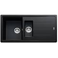 lavello integrato 1. 5 vasche con gocciolatoio laterale destro o sinistro boston fragranite ø