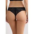 brasiliana in pizzo donna nero taglia 3