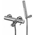 miscelatore vasca con set doccia lig 026 con deviatore