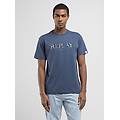 t-shirt con lettering sfocato