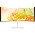 s65tc led display 86 4 cm (34) 3440 x 1440 pixel ultrawide quad hd bianco