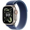 APPLE watch ultra 3 gps + cellular 49 mm cinturino loop trail in titanio naturale blu/blu brillante s/m
