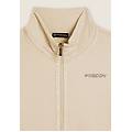 felpa da donna zip e collo alto con logo minimal artic wolf donna small