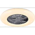 reality plafoniera ventilatore visby cromo