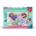 2 puzzle da 12 pezzi gabby's dollhouse