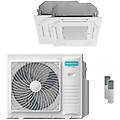 condizionatore cassetta act dual split 18000+18000 btu inverter a++ unità esterna 10 kw